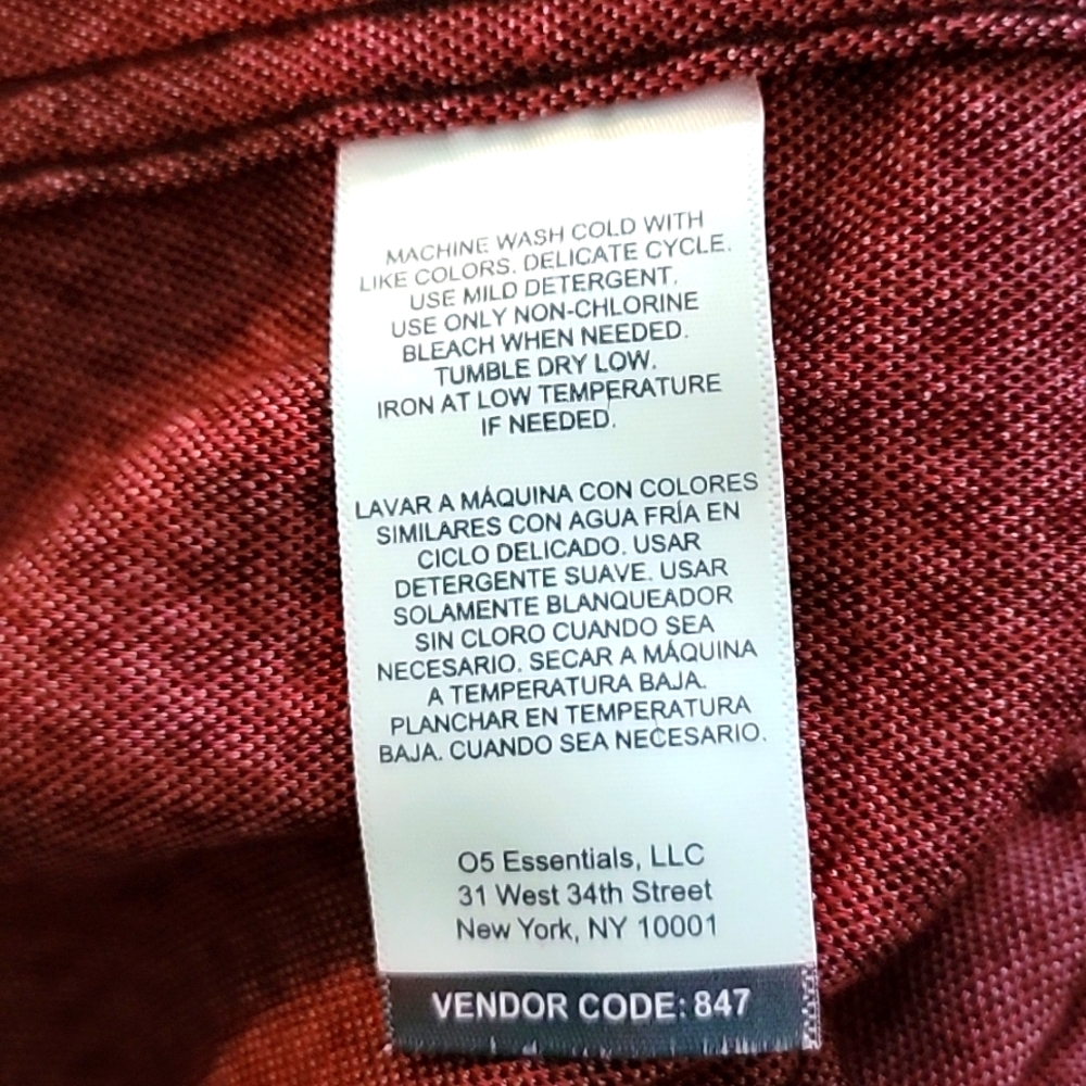 Chaps Red & Black Check Long Sleeve - Picture 6 of 6